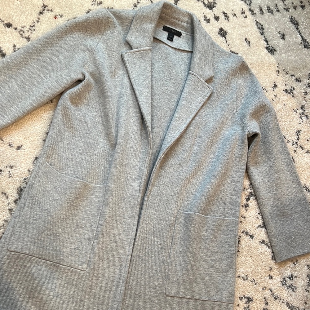 JCREW LIGHTWEIGHT SWEATER-BLAZER